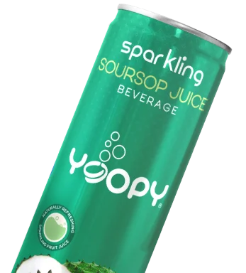 Sparkling soursop juice